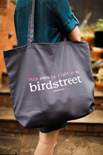 Load image into Gallery viewer, Birdstreet Yarn - Large Tote Bags "This yarn is right up my Birdstreet."
