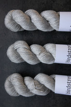 Load image into Gallery viewer, Bare Naked: 4ply light grey baby alpaca, silk and cashmere