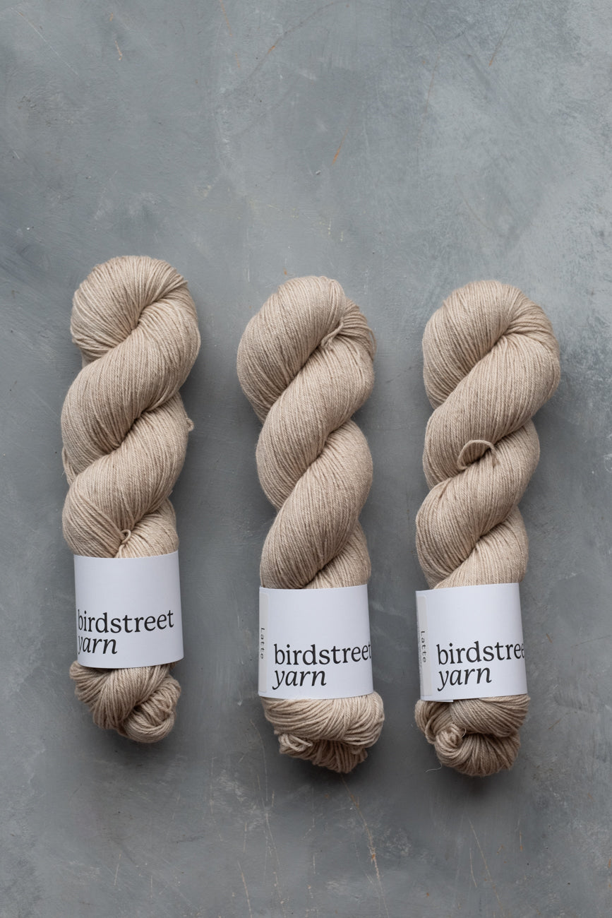 Latte - 4ply Merino /linen