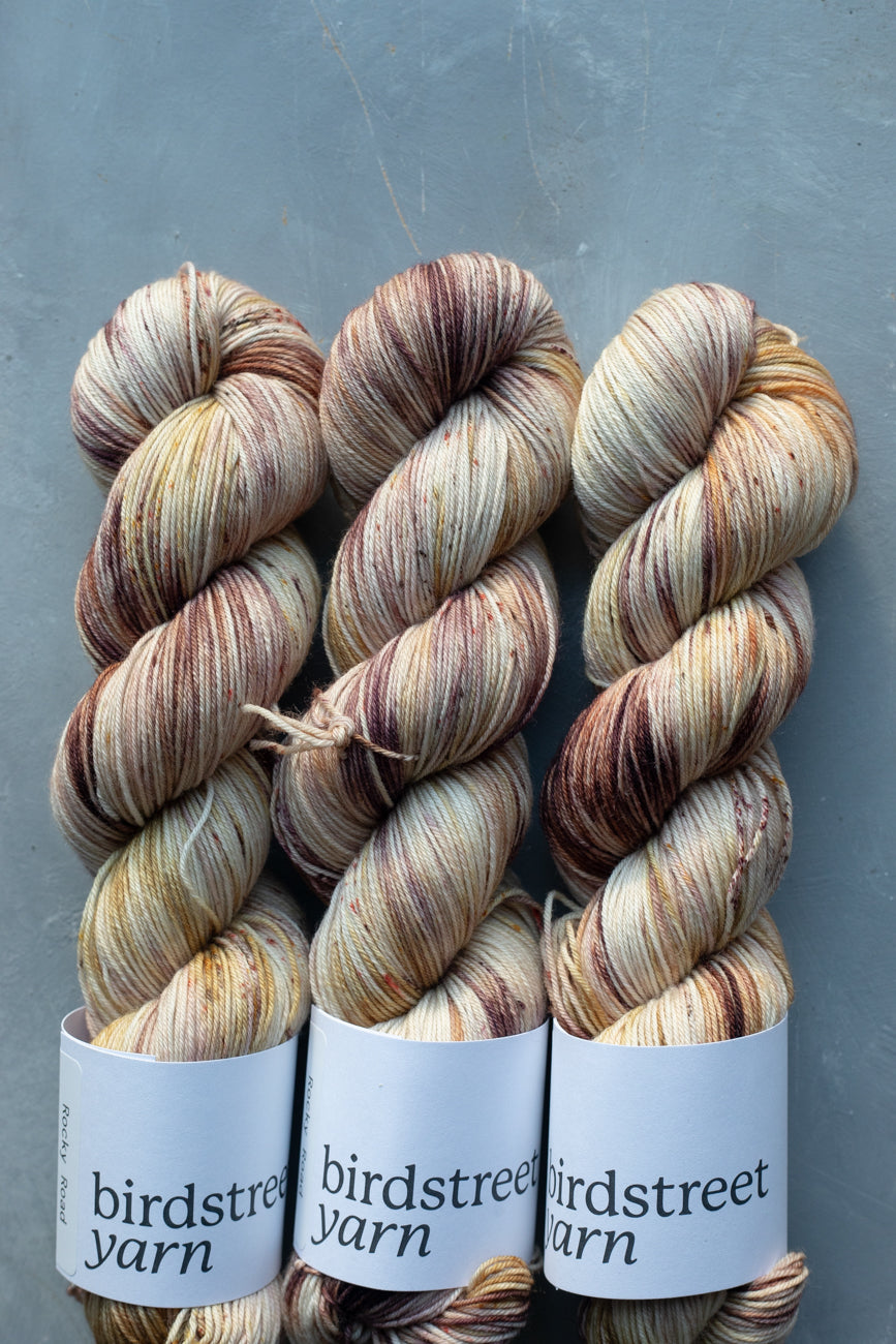 It's A Rocky Old Road - 4ply hand dyed yarn
