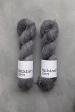 Load image into Gallery viewer, Slate Cloud- Brushed Suri Silk Lace
