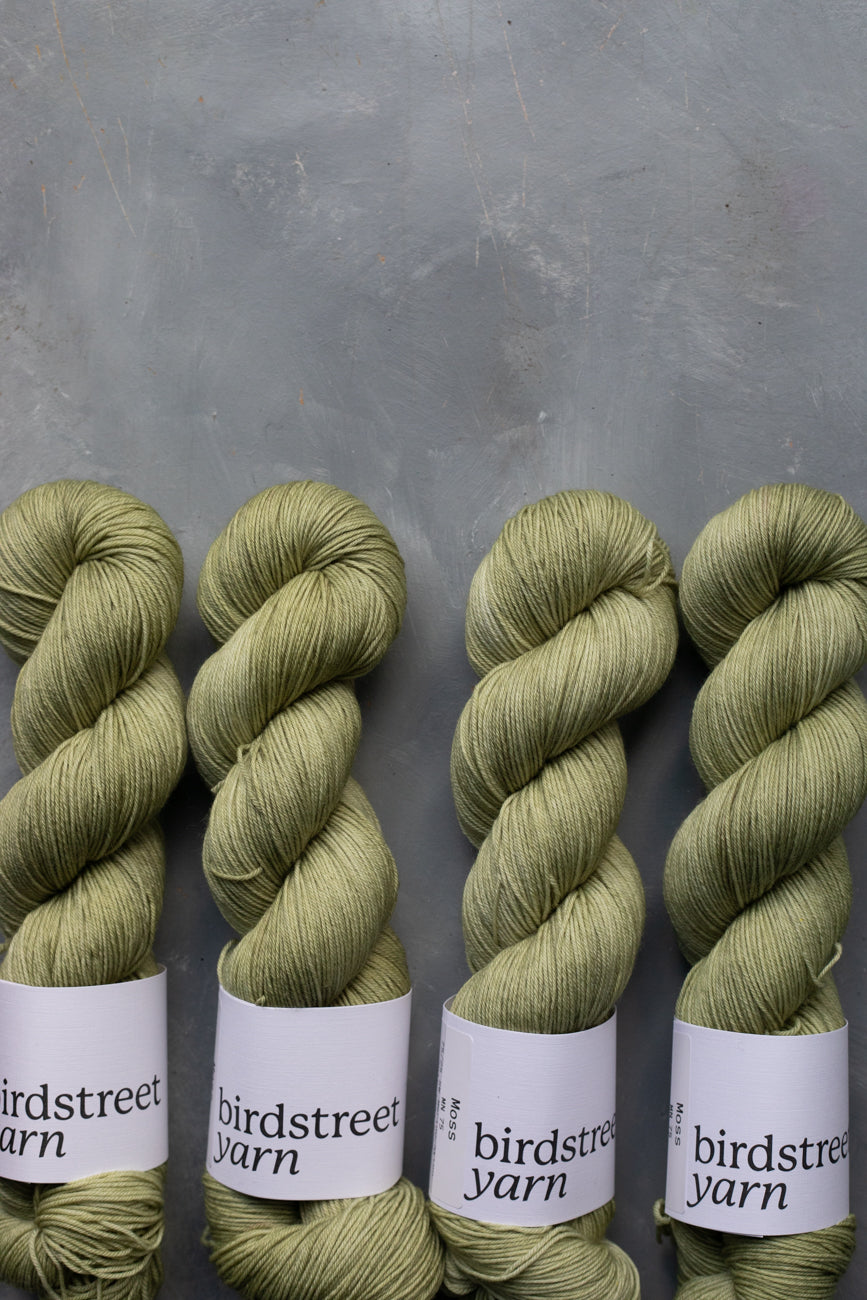 Moss- 4ply - Hand-dyed yarn